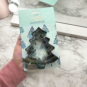 The Bake House 3 Christmas Tree Cookie Cutters